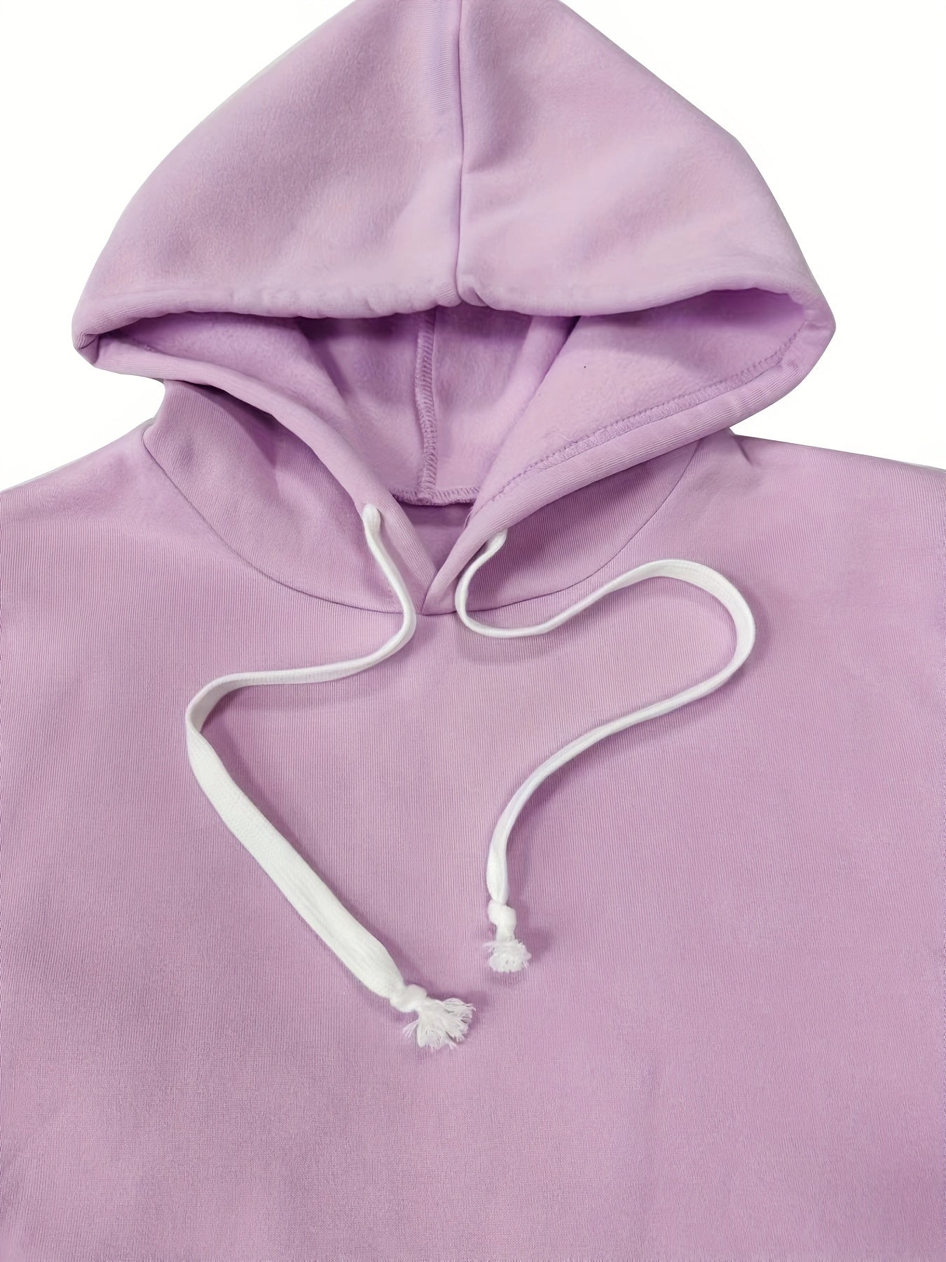 Plus Size Solid Hooded Dress - Soft, Cozy, Long Sleeve with Drawstring Kangaroo Pocket - Casual Maxi Dress for Fall & Winter, Women's Comfortable Plus Size Clothing for Everyday Wear