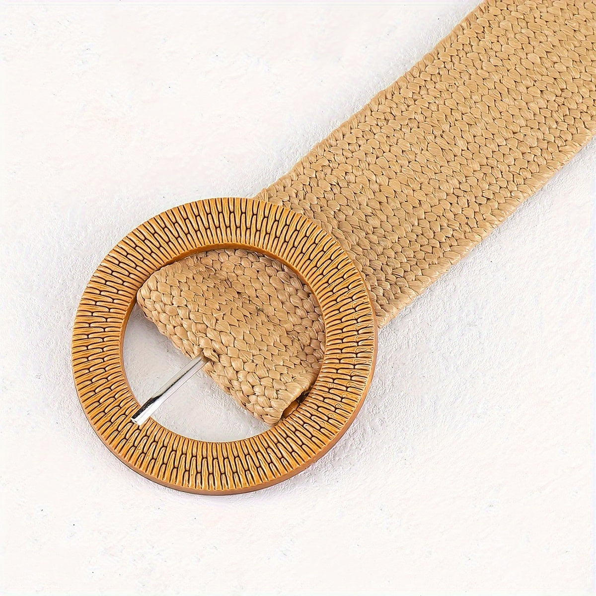 Boho Braided Straw Belt