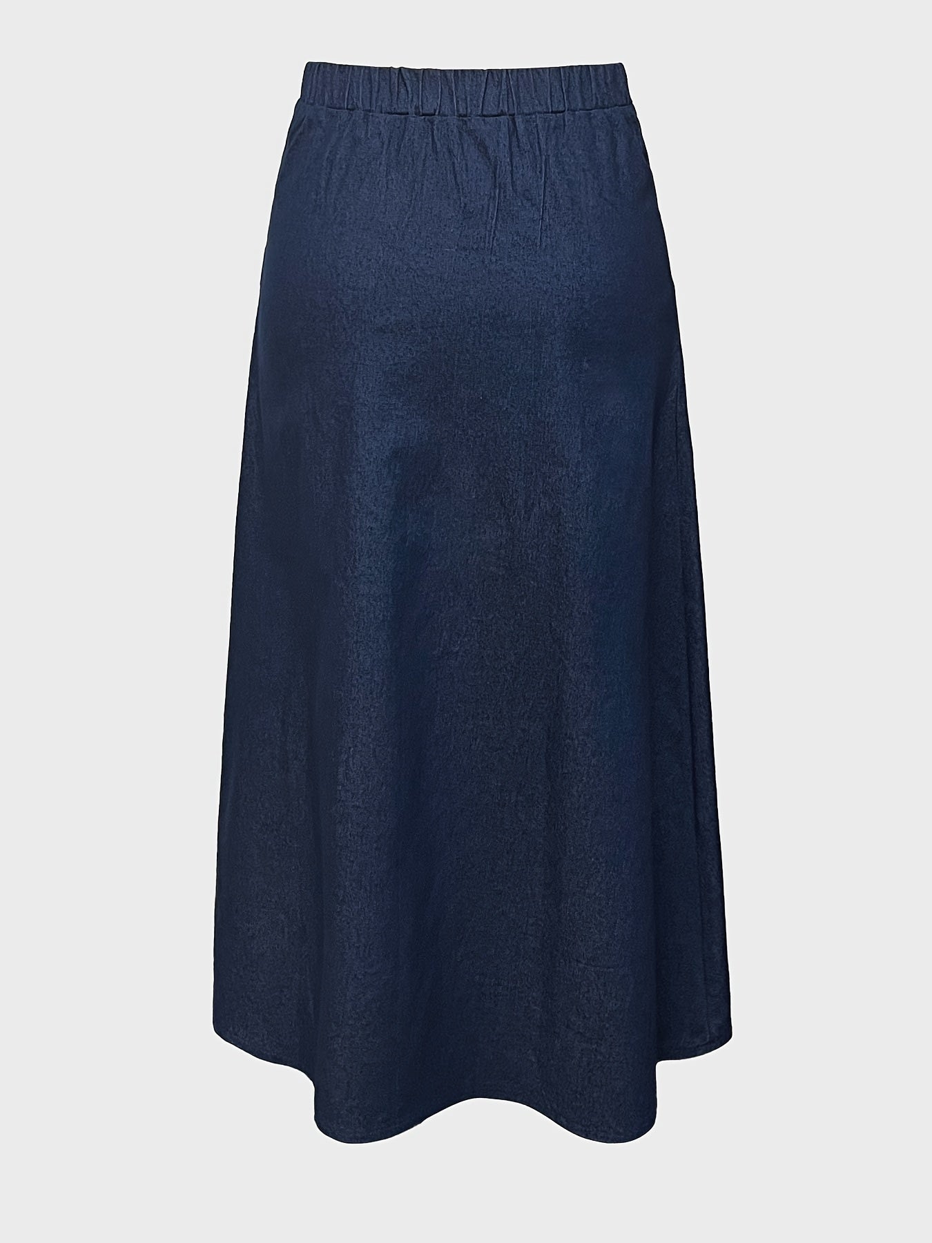 Long Versatile Fashion Comfy Denim Skirt, Stylish For Every Day, Women's Clothing