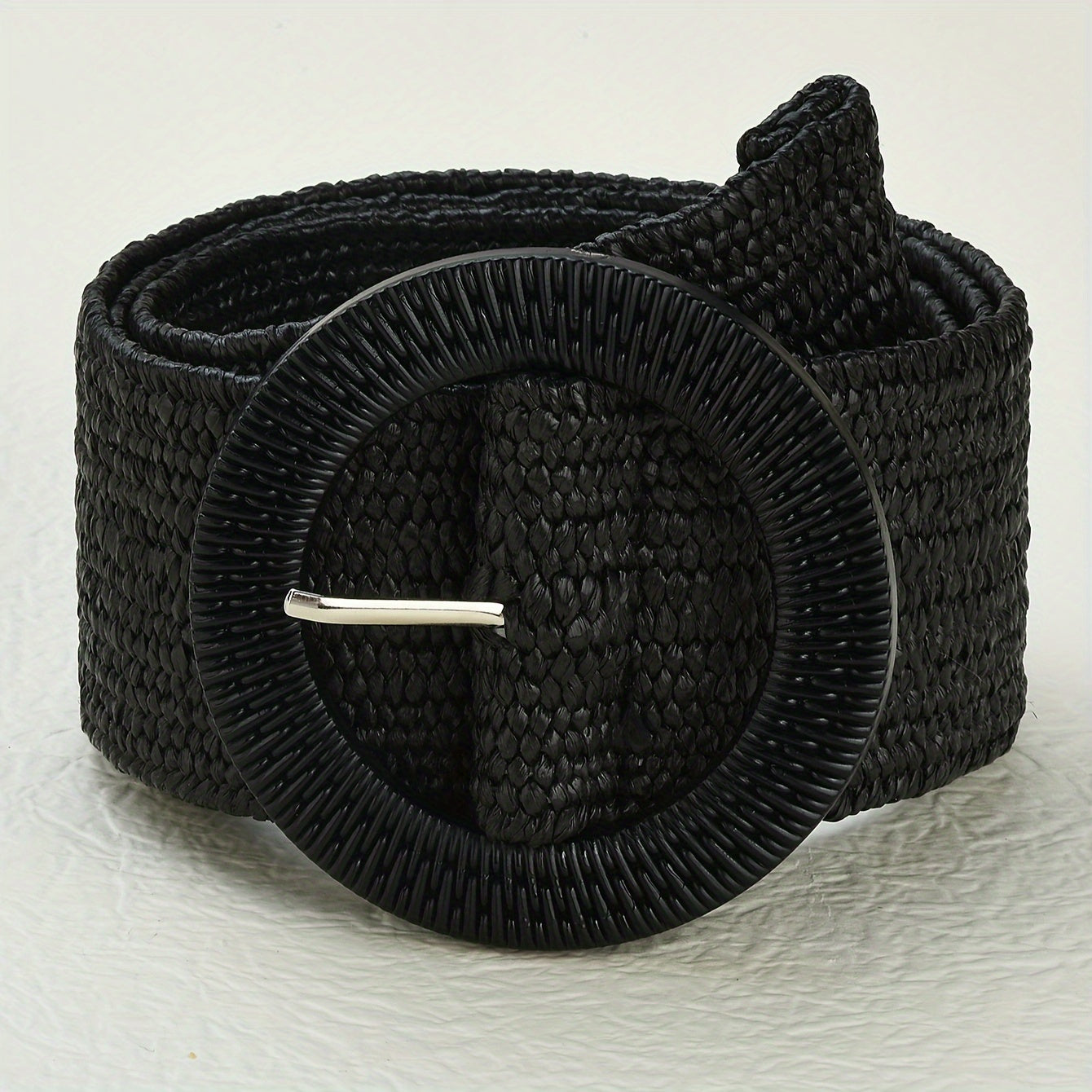 Boho Braided Straw Belt