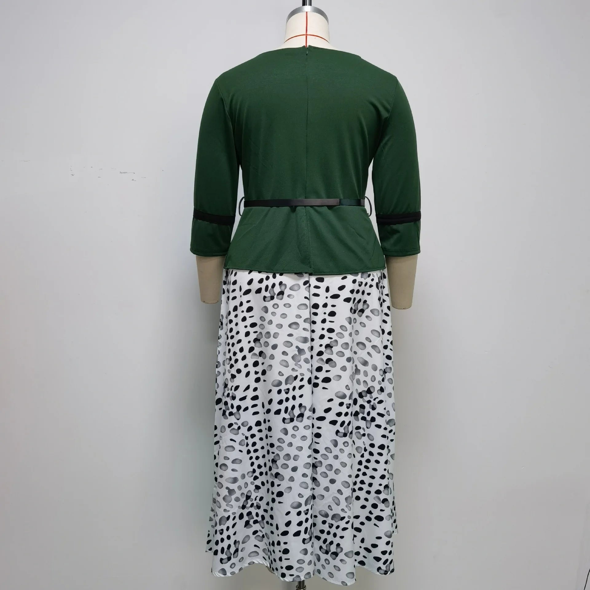 CFA6551 High Quality African Dresses for Women Clothing Printed O Neck 3/4 Sleeve Plus Size Dresses 4XL 5XL 6XL 7XL Maxi Dress