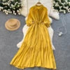 Spring Elegant Tunic Slim Midi Dress For Women Empire Lace Dress