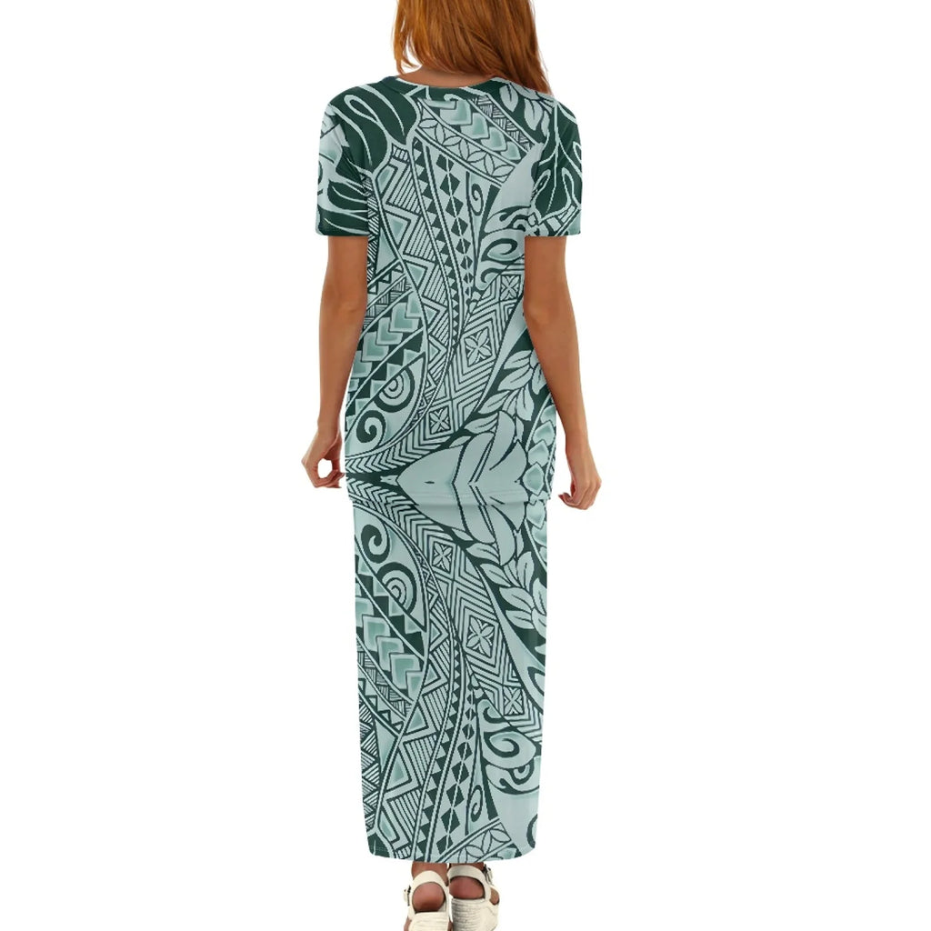 Green Hawaiian 2pc Set