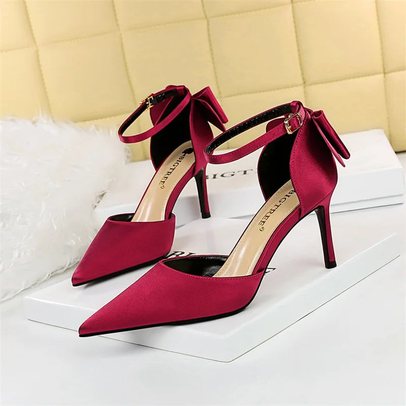 Ankle Buckle Stiletto Heel Sandals