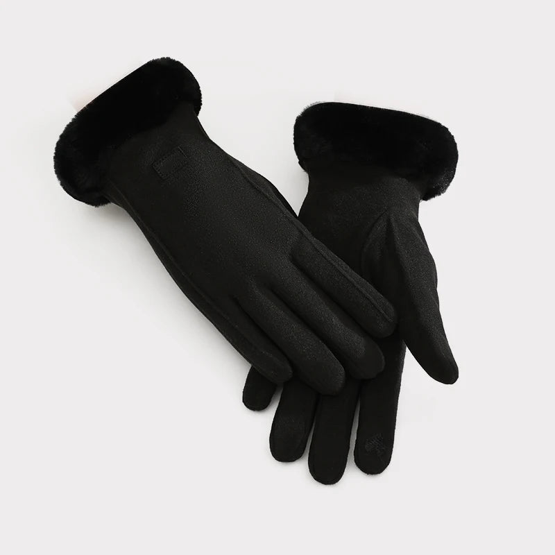 Fashion Hand Warmer Touchscreen Windproof Cycling Bike Riding Funny Warm Winter Women Gloves