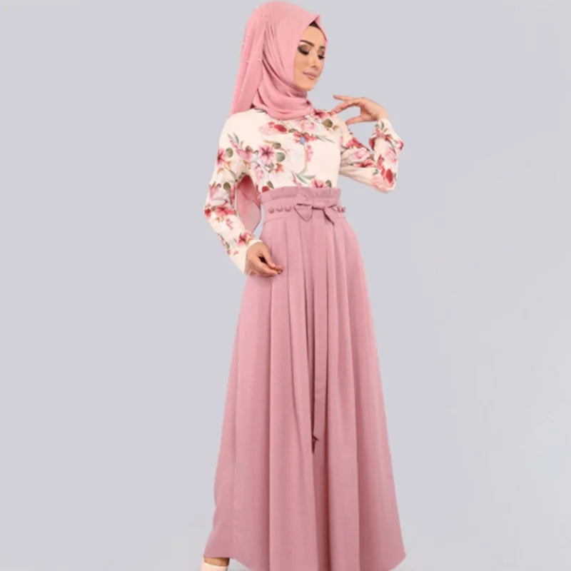 Wholesale Ramadan Eid Abaya Turkey Arabic Islamic Long Dress Kaftan Robe Muslim Dubai Morocco Maxi Dress Islamic Muslim Clothing