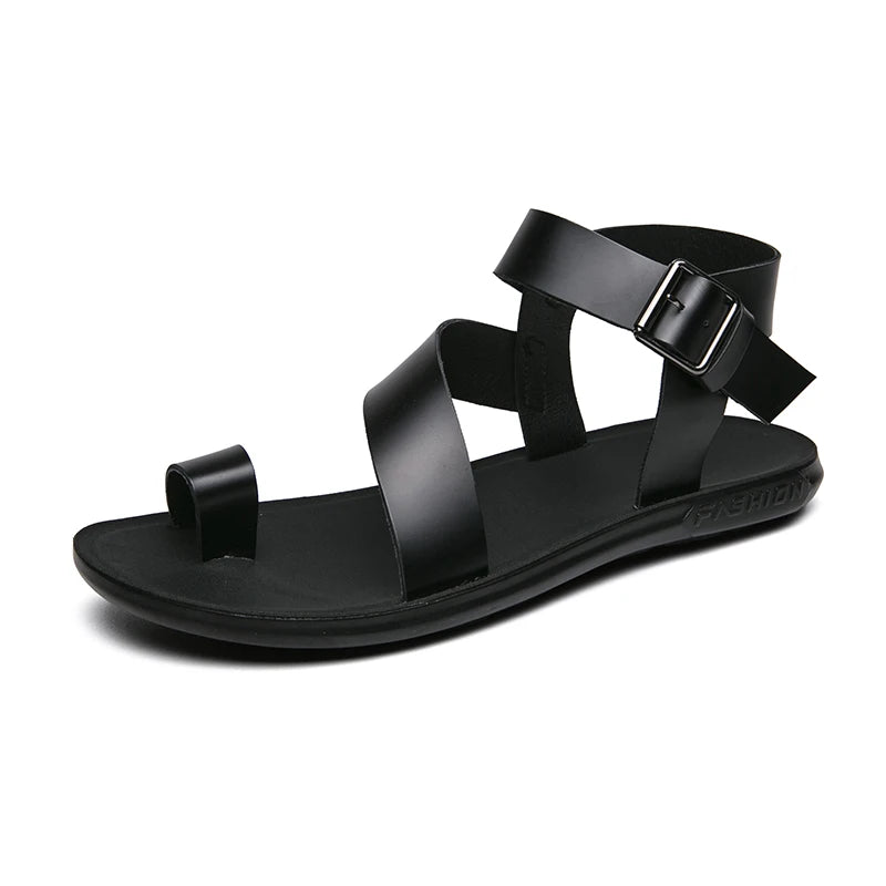 Genuine Leather Flat Summer Sandals
