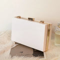 2023 Luxury Women Wedding Hand Bag Bridal Handbag Transparent Clutch Party Acrylic Evening Bags Clear Purse