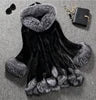 Factory Wholesale 2022 Fashion Casual Long Sleeve Faux Fur Warm Women Coats Winter Autumn Turndown Collar Plus Size Women Coat