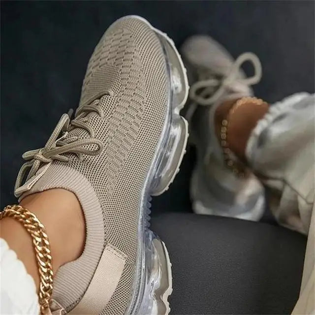 Women Breathable Sneakers 2022 Autumn New Tie Dye Lace up Ladies Casual Shoes Outdoor Sport Walking Female Vulcanized Shoes
