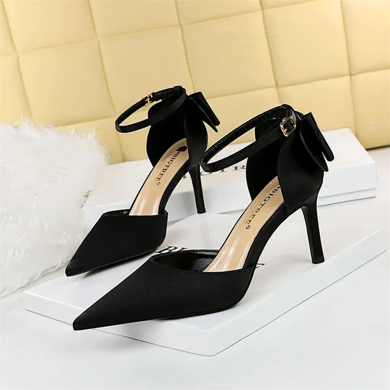 Ankle Buckle Stiletto Heel Sandals