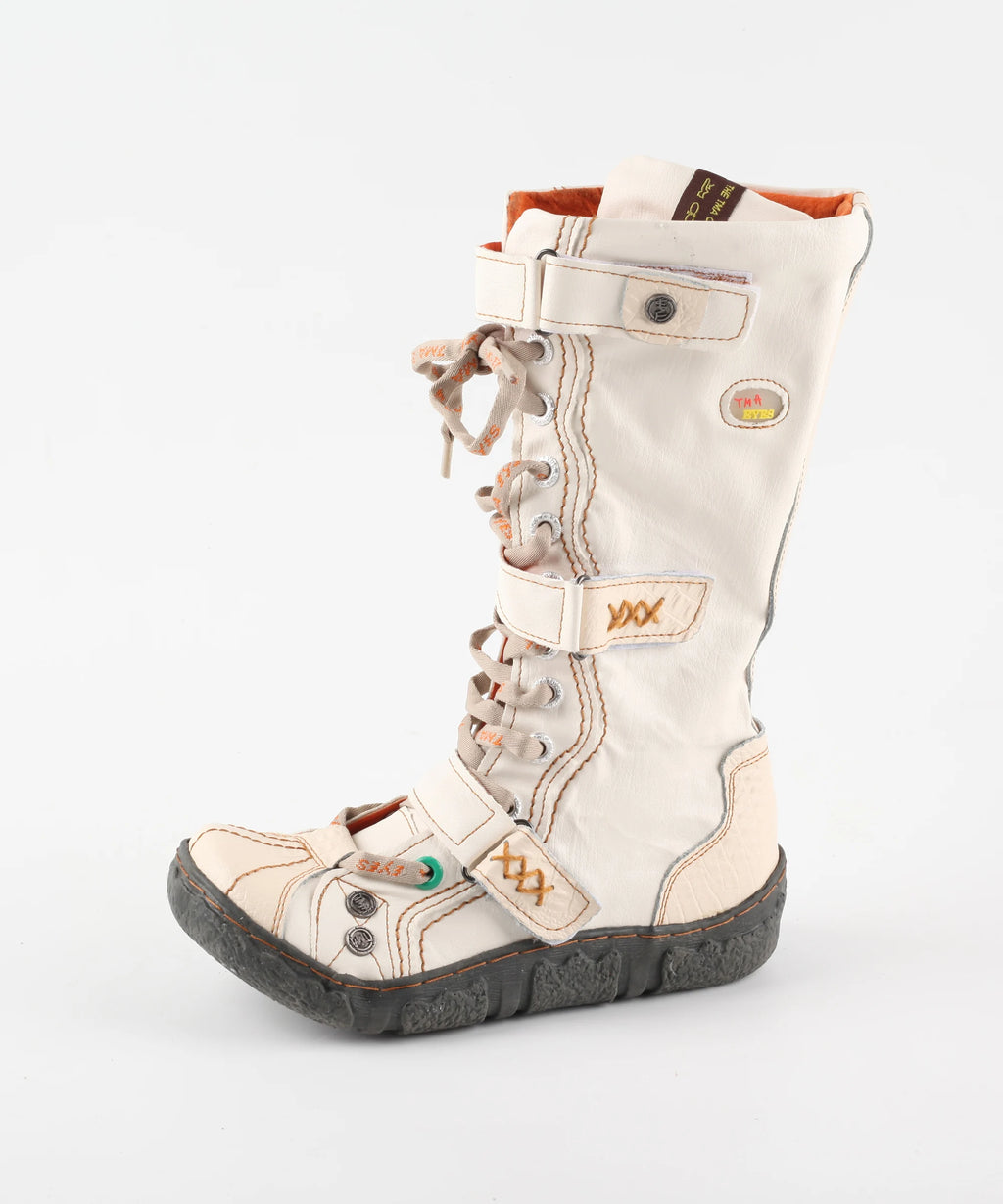 Flat PU-Lined Ankle Boots