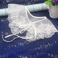 Front Tie White  Fake Collar