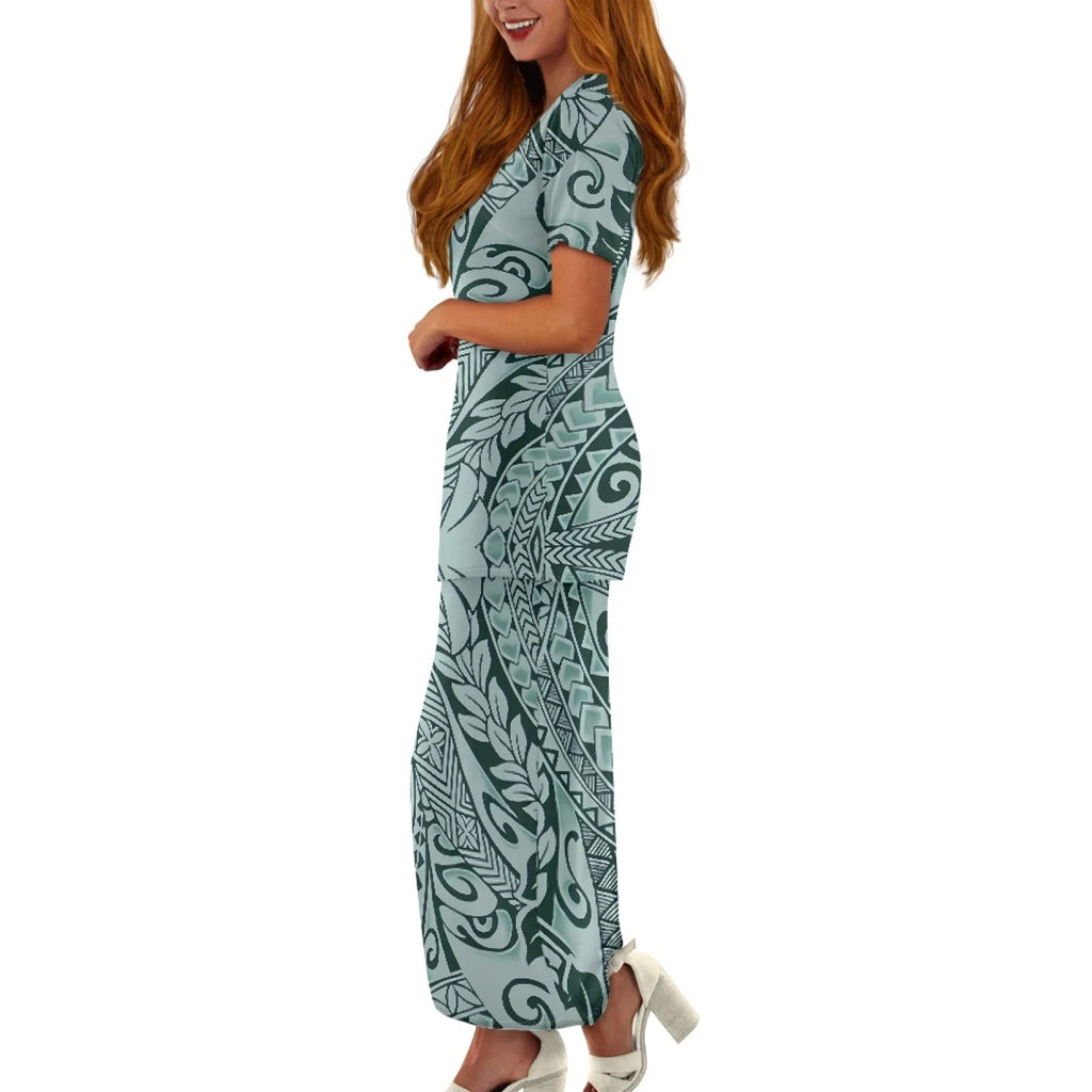 Green Hawaiian 2pc Set