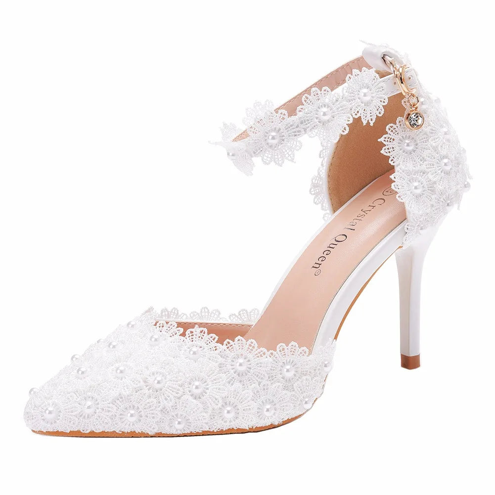 Elegant High Heel Wedding Sandals
