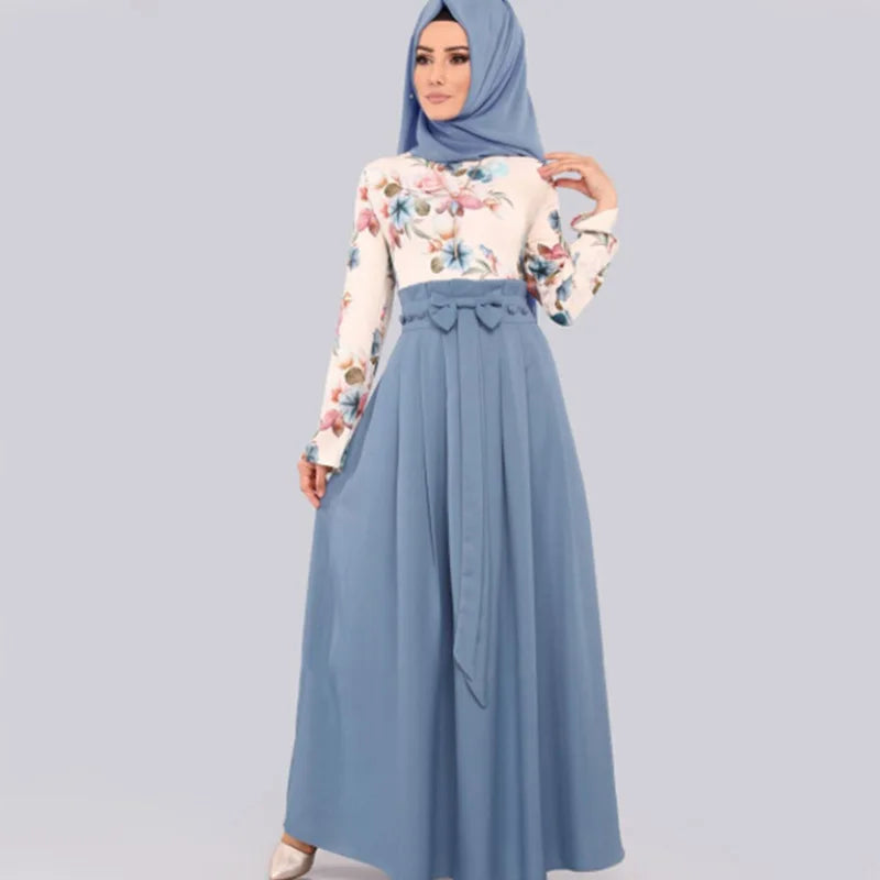 Wholesale Ramadan Eid Abaya Turkey Arabic Islamic Long Dress Kaftan Robe Muslim Dubai Morocco Maxi Dress Islamic Muslim Clothing