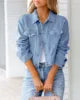 Hot Selling Short Slim Fit Womens Denim Casual Jacket Coat