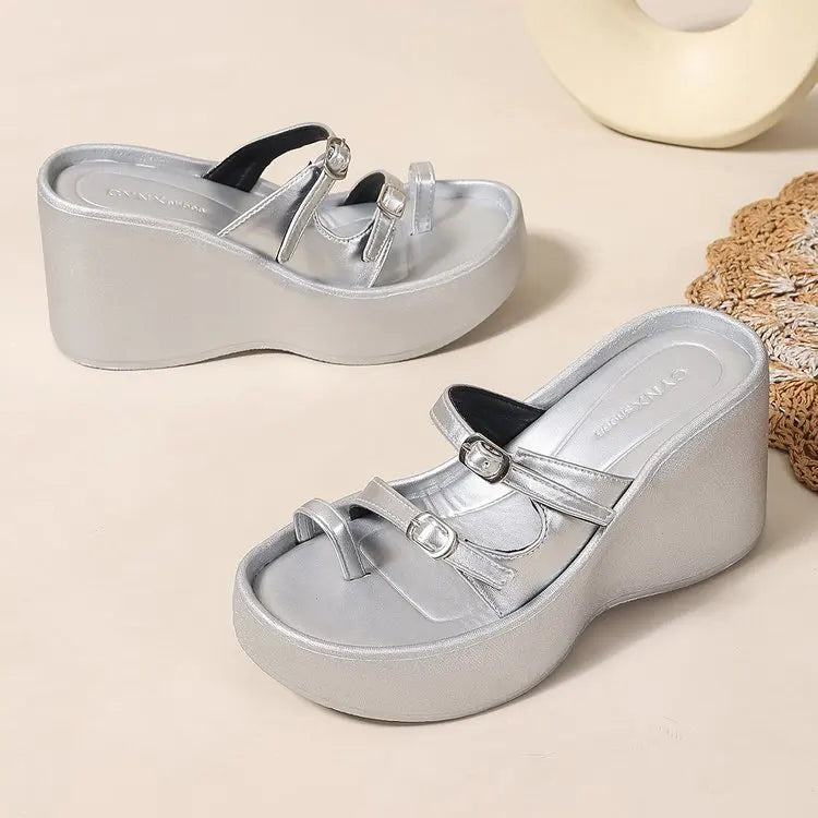 Slope Heel Thick Sole Outdoor Sandals