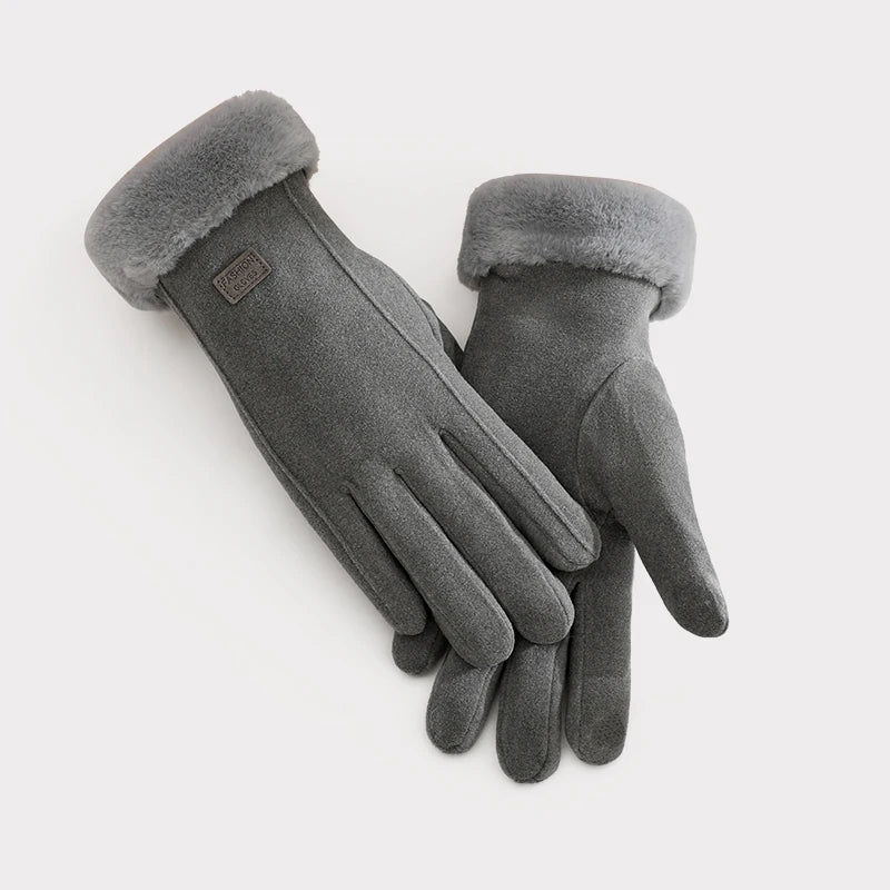 Fashion Hand Warmer Touchscreen Windproof Cycling Bike Riding Funny Warm Winter Women Gloves