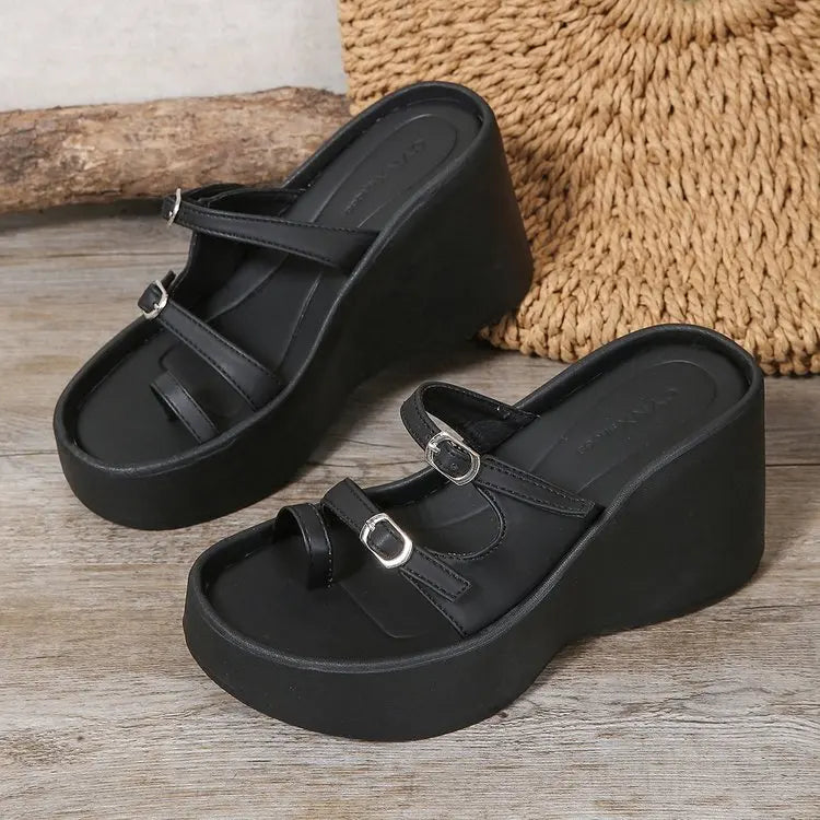Slope Heel Thick Sole Outdoor Sandals