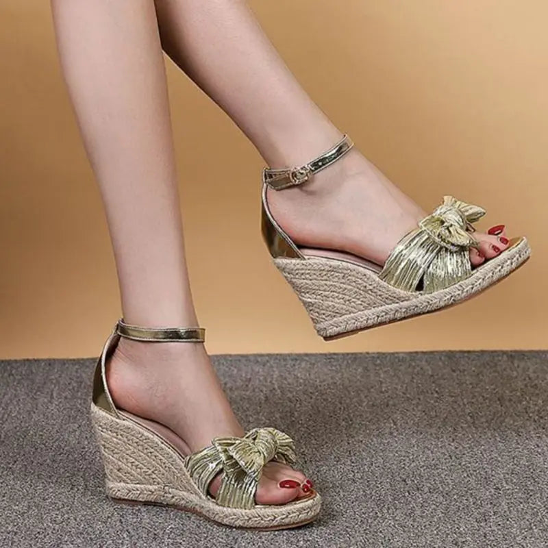 Platform Wedge Height-Boosting Sandals