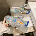 Lace up Breathable Wholesale Fashion Women Casual Chunky Shoes Sneakers