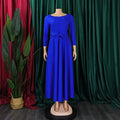 D3171 Latest Design Fashion Autumn African Casual Dresses Women Lady Elegant Winter Dress for Ladies Maxi Dress