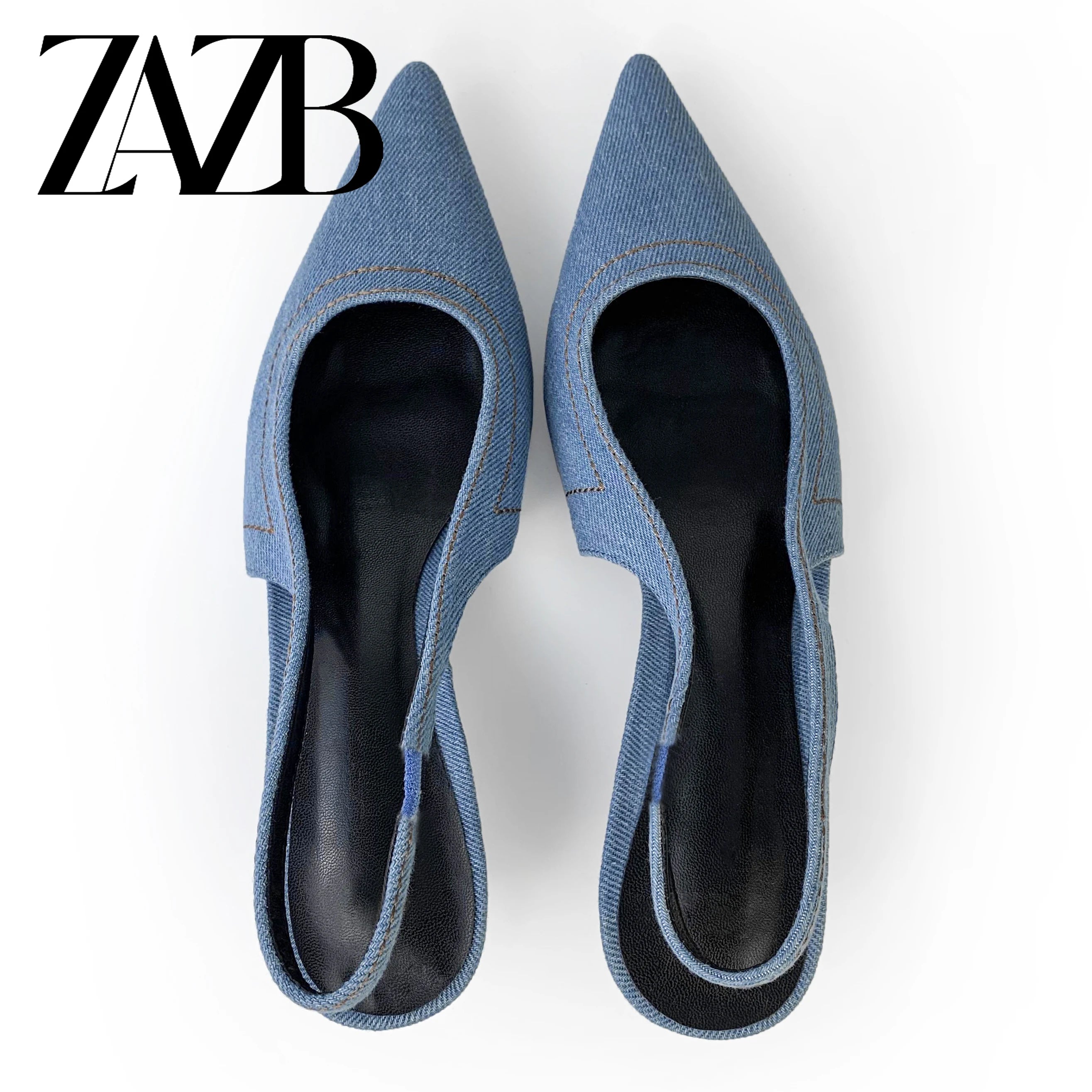 Mid Heel Denim Custom High Heels Shoes for Women Sandals and Ladies Shoes Femmes Chaussures Pour Wedding Bride