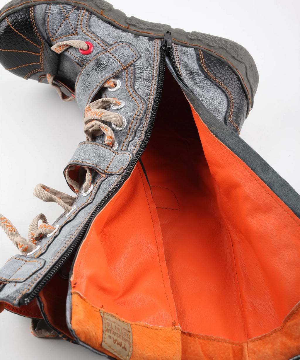 Flat PU-Lined Ankle Boots