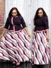 CFA6551 High Quality African Dresses for Women Clothing Printed O Neck 3/4 Sleeve Plus Size Dresses 4XL 5XL 6XL 7XL Maxi Dress