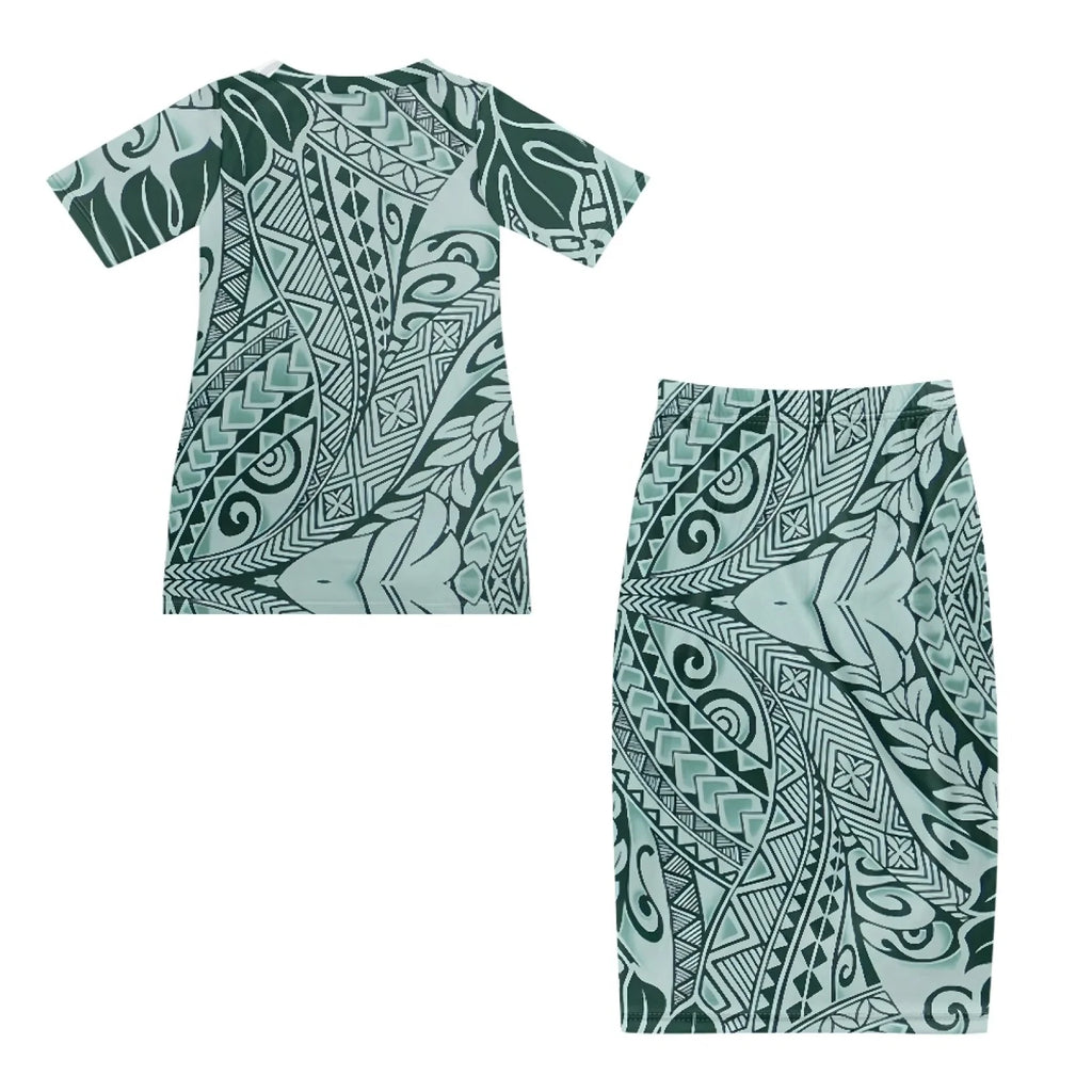 Green Hawaiian 2pc Set
