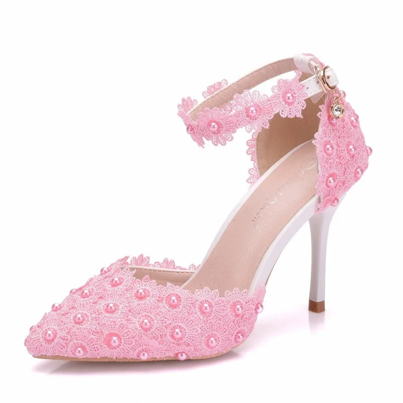 Elegant High Heel Wedding Sandals