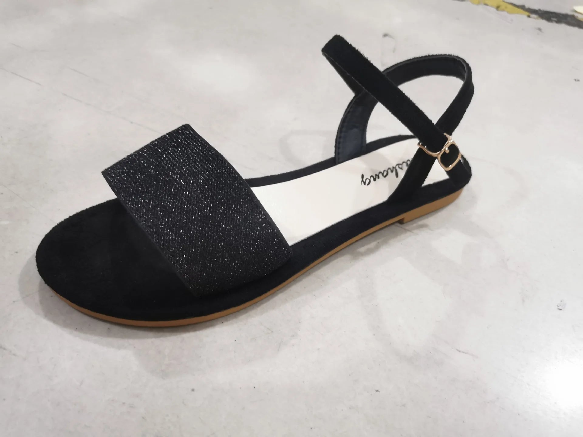 Flat Buckle Casual Slide Sandals