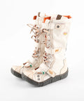 Flat PU-Lined Ankle Boots
