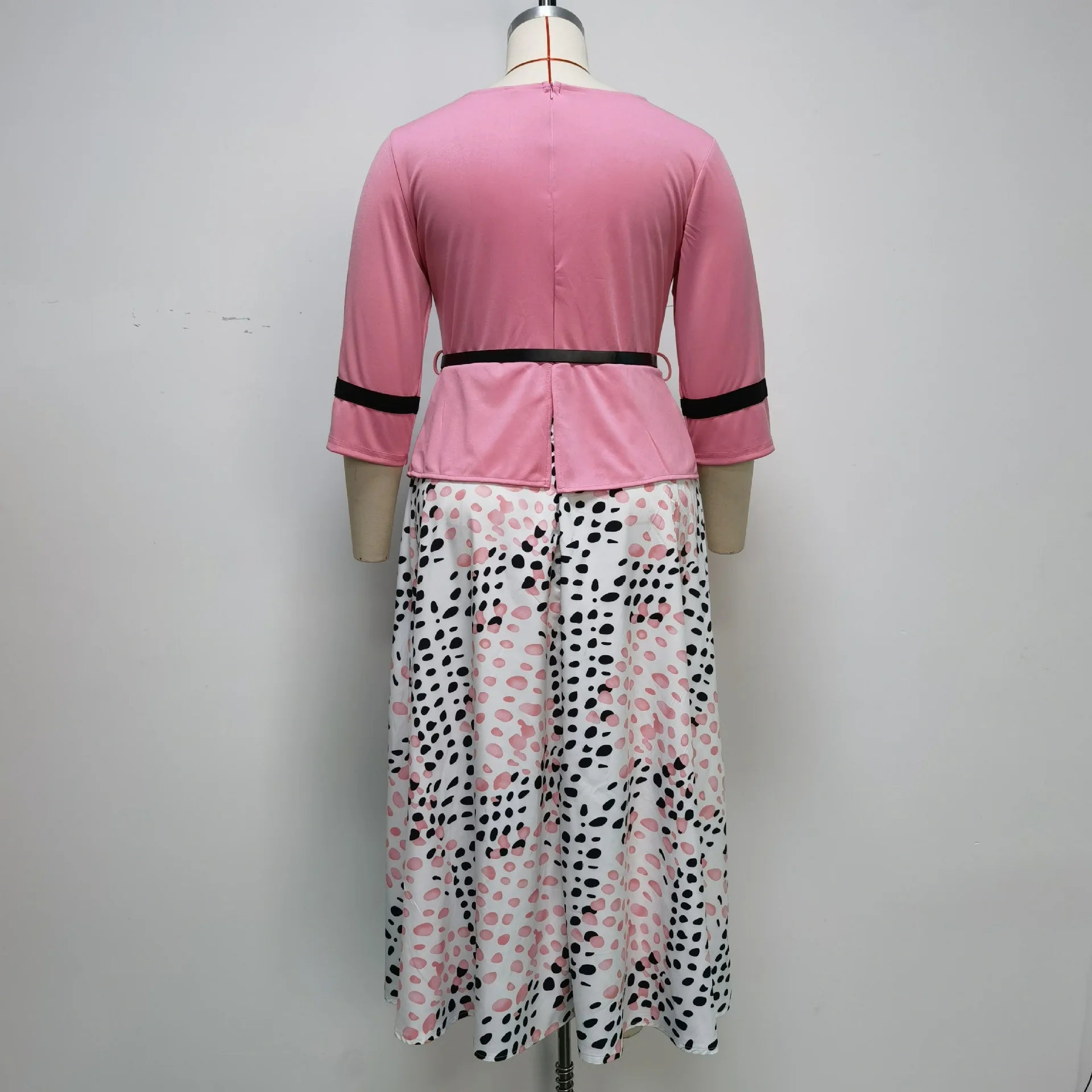 CFA6551 High Quality African Dresses for Women Clothing Printed O Neck 3/4 Sleeve Plus Size Dresses 4XL 5XL 6XL 7XL Maxi Dress