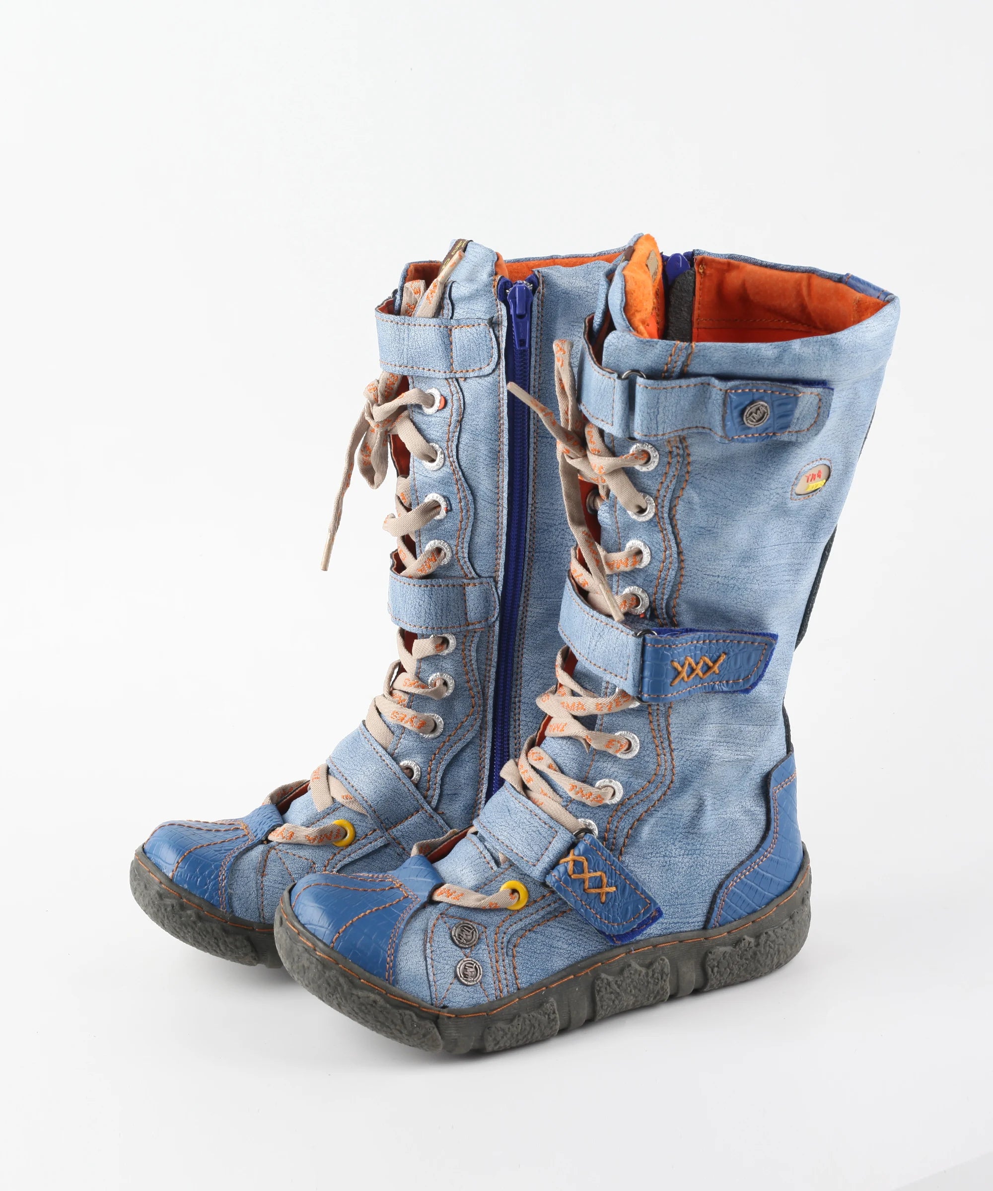 Flat PU-Lined Ankle Boots