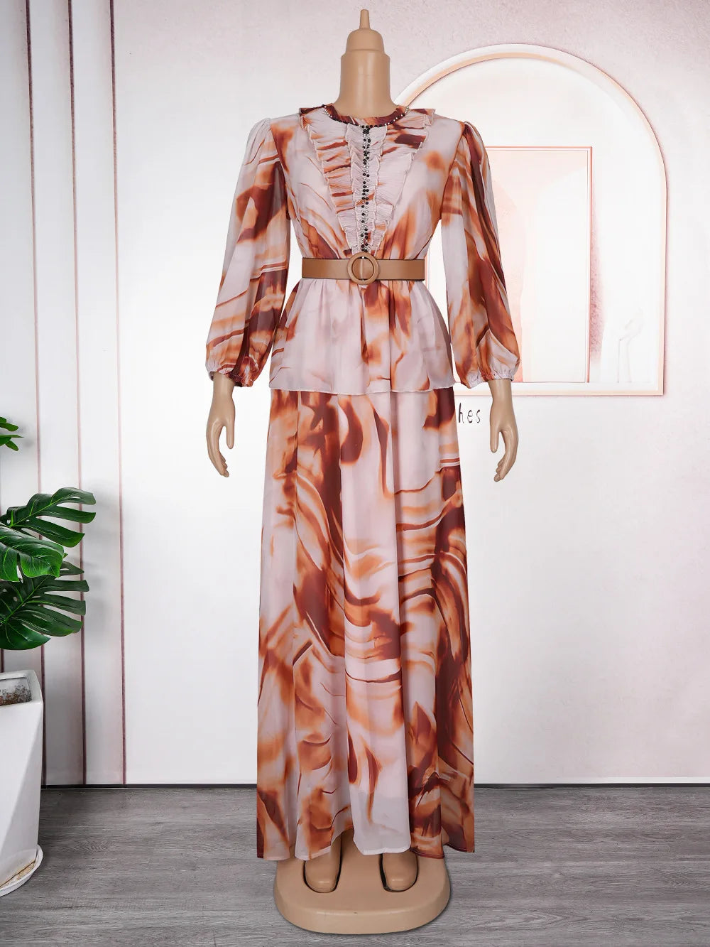 2025 African Dresses for Women Spring Long Sleeve Fashion Sequins Maxi Dress Africa Clothing Straight Evening Fit Dresses