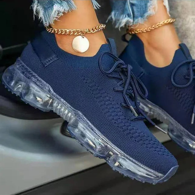Women Breathable Sneakers 2022 Autumn New Tie Dye Lace up Ladies Casual Shoes Outdoor Sport Walking Female Vulcanized Shoes