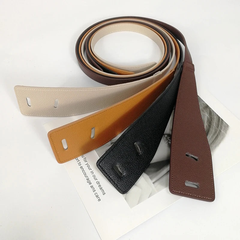 Designer Belts For Women High Quality Knot Soft Pu Leather Long Waistband Female Waist Wide Coat Corset Belt Cummerbunds