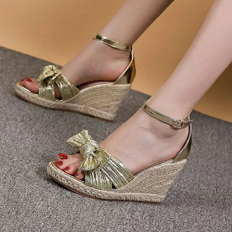 Platform Wedge Height-Boosting Sandals