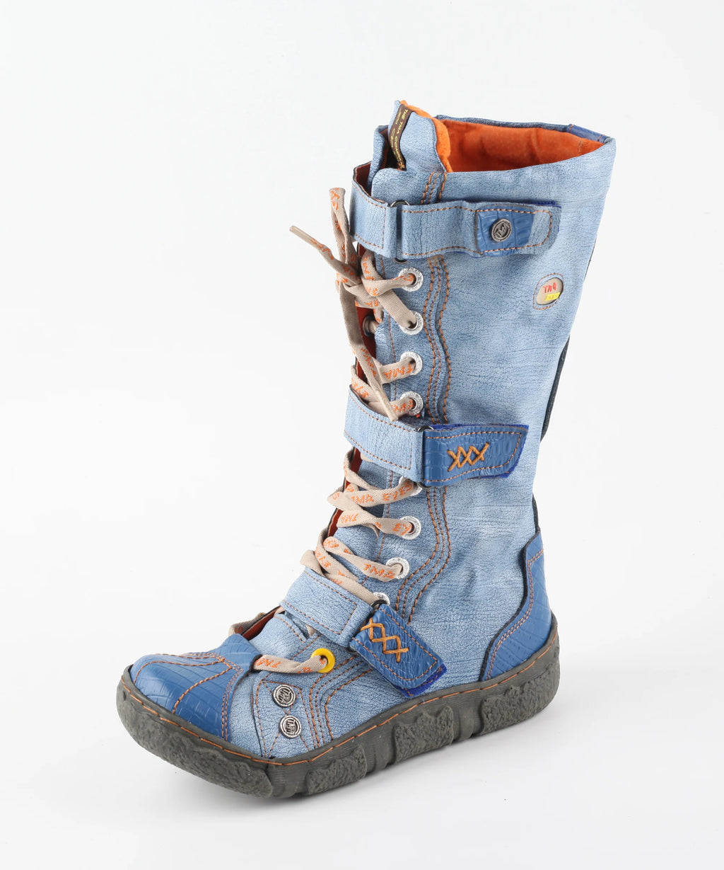 Flat PU-Lined Ankle Boots