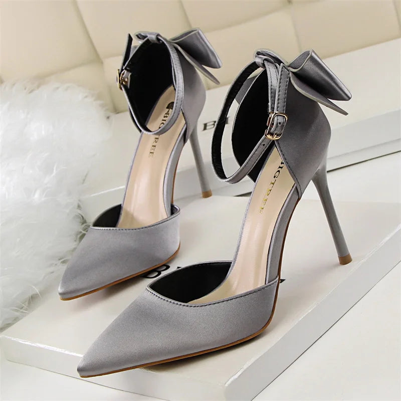 Ankle Buckle Stiletto Heel Sandals