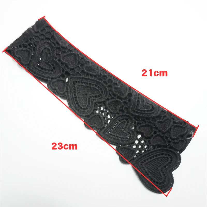 White Detachable Fake Collar Design for Apparel