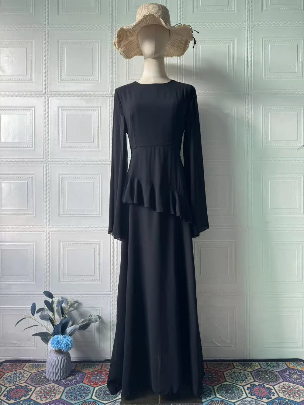 Slim Fit Full Sleeve Maxi Dress