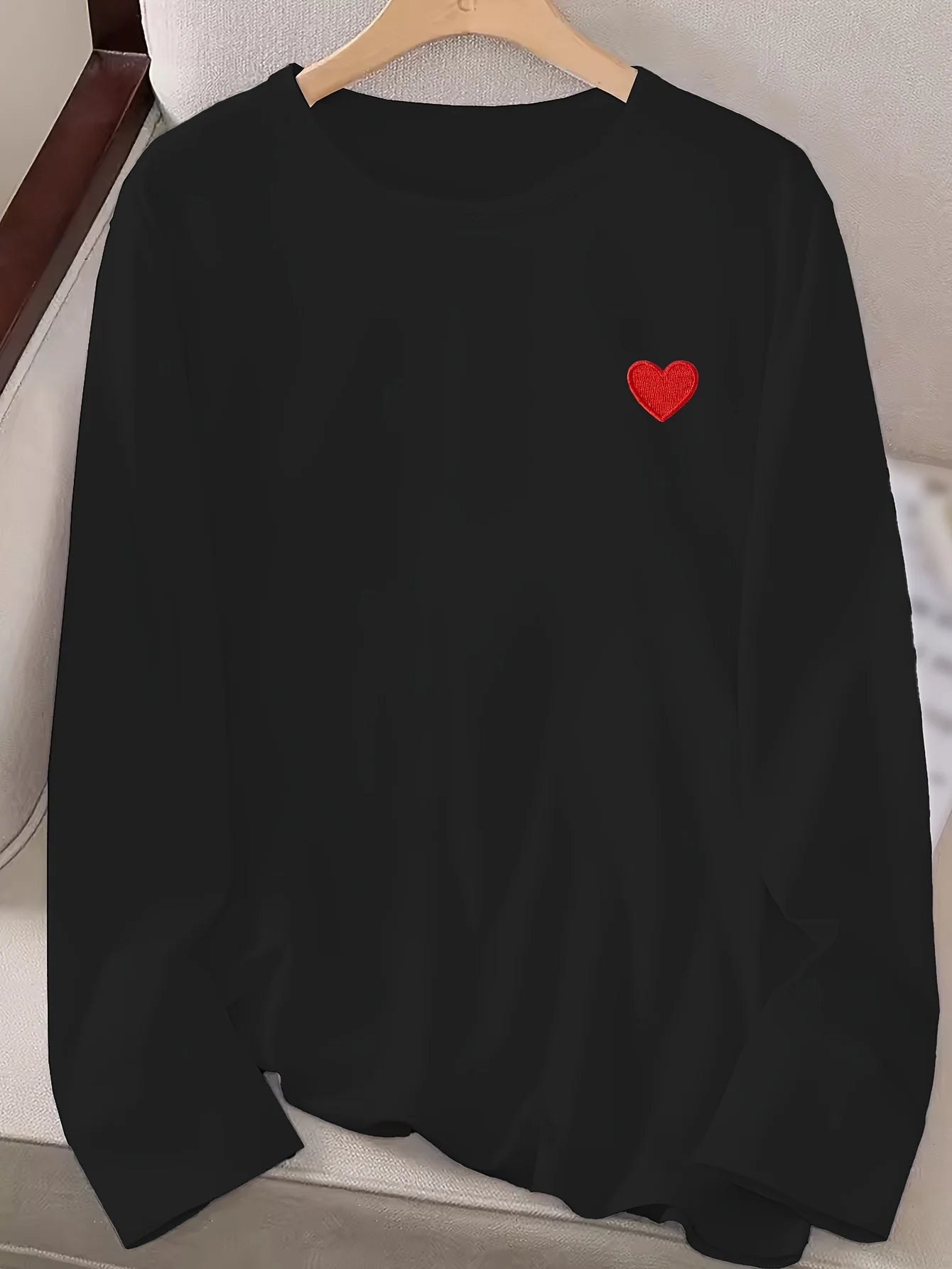 100 cotton Autumn Winter Women black white Street Comfortab tshirt long sleeve  Print T Shirt  Streewear Clothes Causal Female