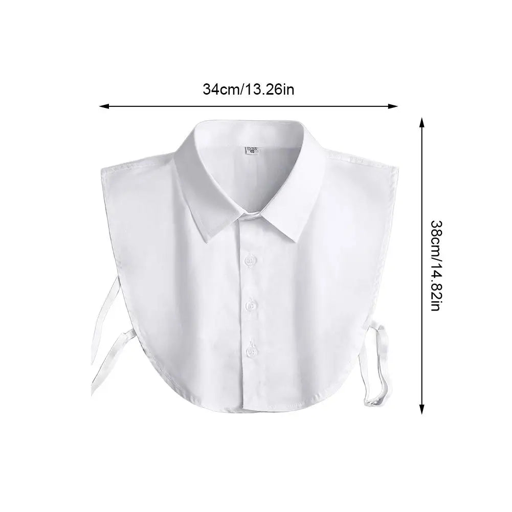 Fake Collar Elegant Ruffle Edge Versatile Adult Exquisite Solid Color Independent Packaging