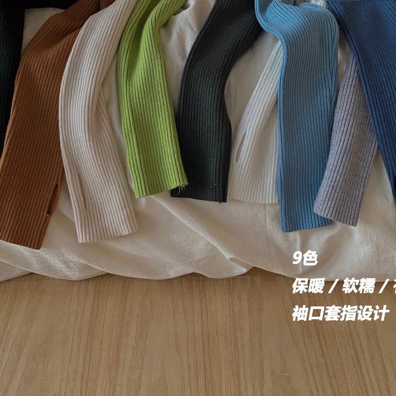 Women Heaps Collar Turtleneck Sweaters Autumn Winter Slim Pullover Women Basic Tops Casual Soft Knit Sweater Soft Warm Jumper