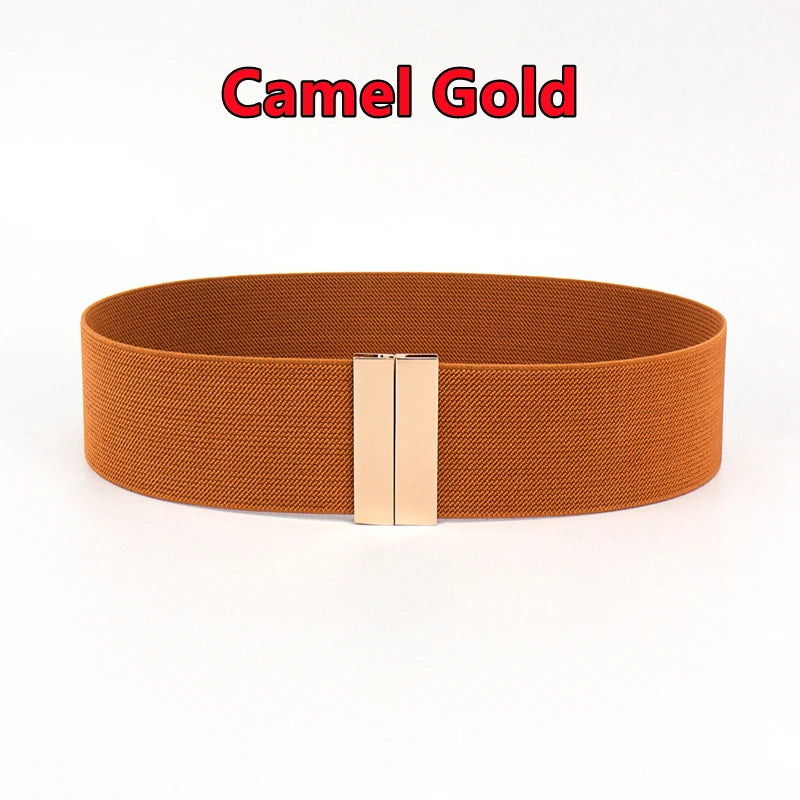 Fashion Women Elastic Band Wide Belts