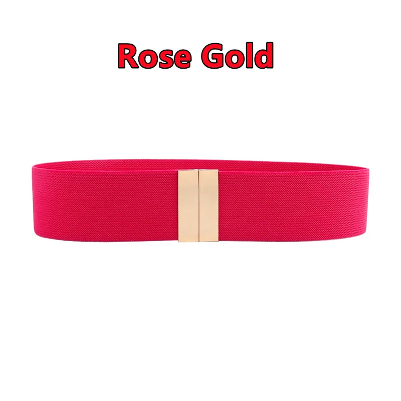 Fashion Women Elastic Band Wide Belts