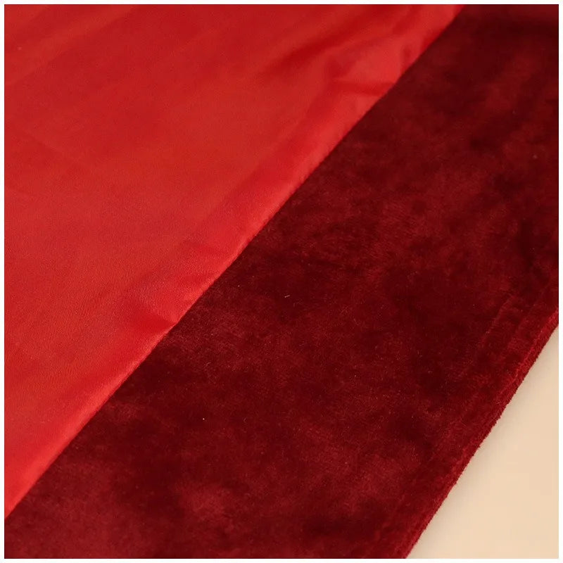 Long Trench Velvet Evening Coat